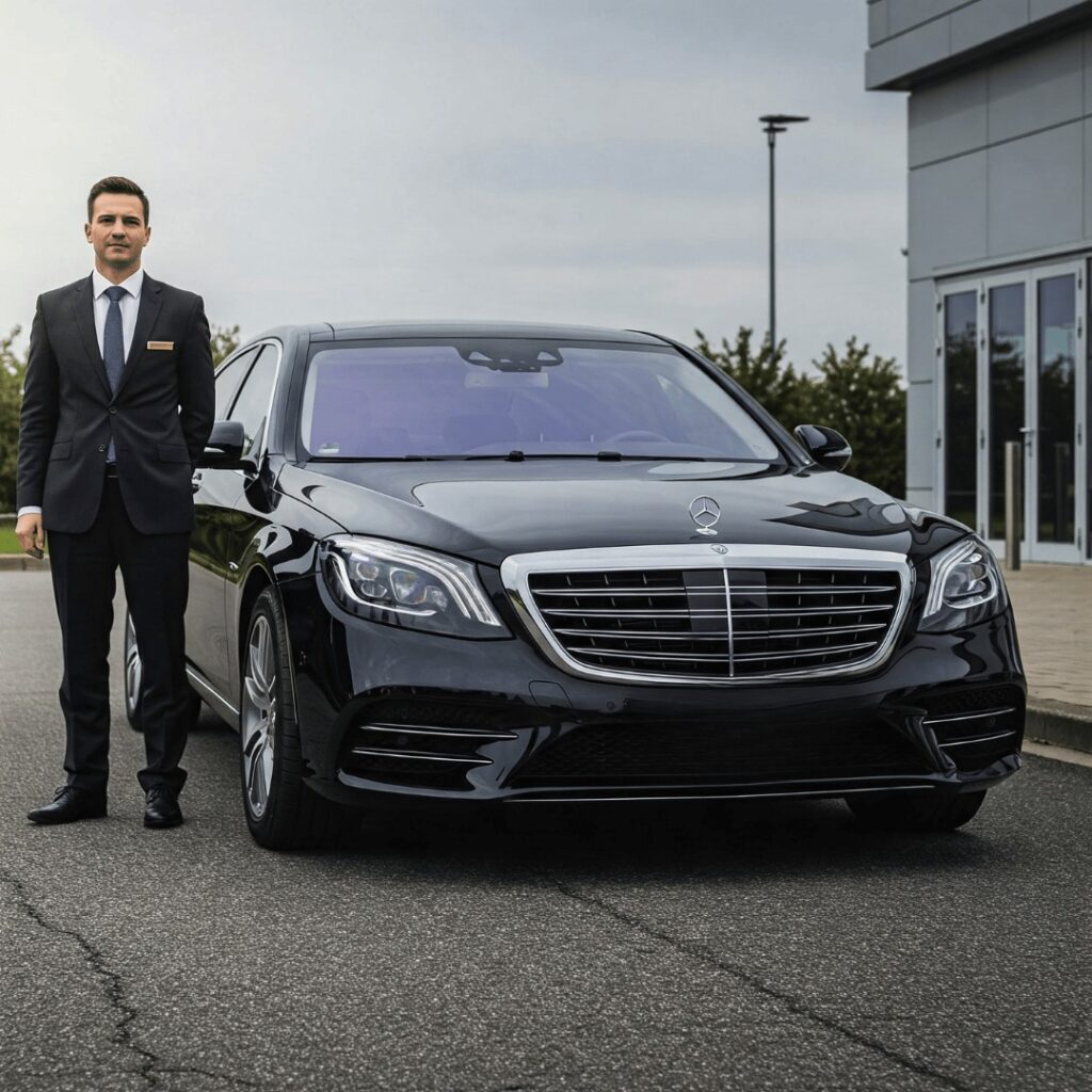 Chauffeur service arrival in Adelaide CBD