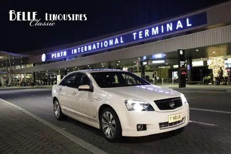 Airport chauffeur Perth arrival at major terminal