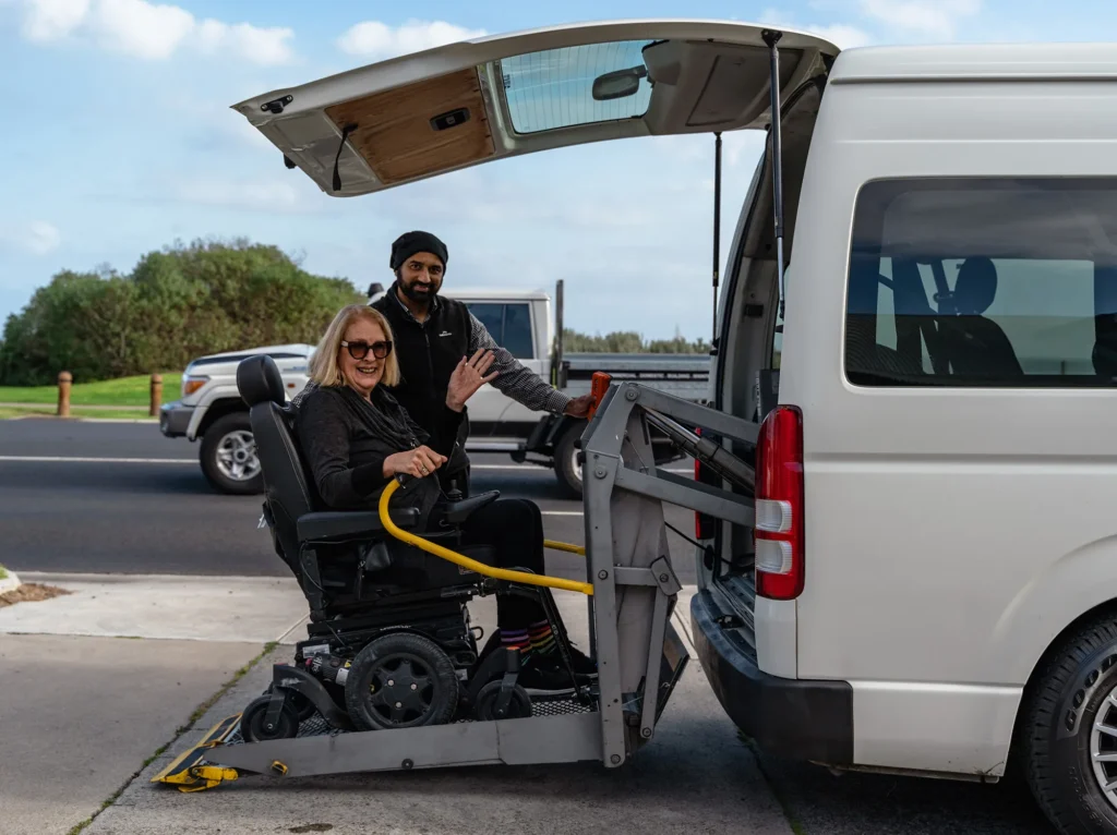 disable people in chauffeur vehicle